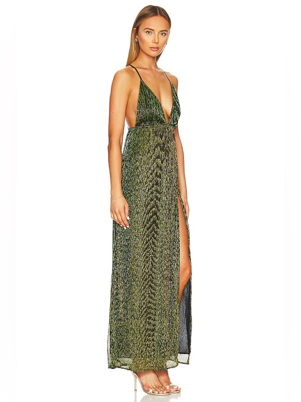 superdown revolve hailee high slit maxi dress Size Small - Picture 2 of 6